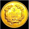 Image 2 : 1859 $3 Gold Piece CHOICE BU
