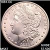 Image 1 : 1881-CC Morgan Silver Dollar SUPERB GEM BU