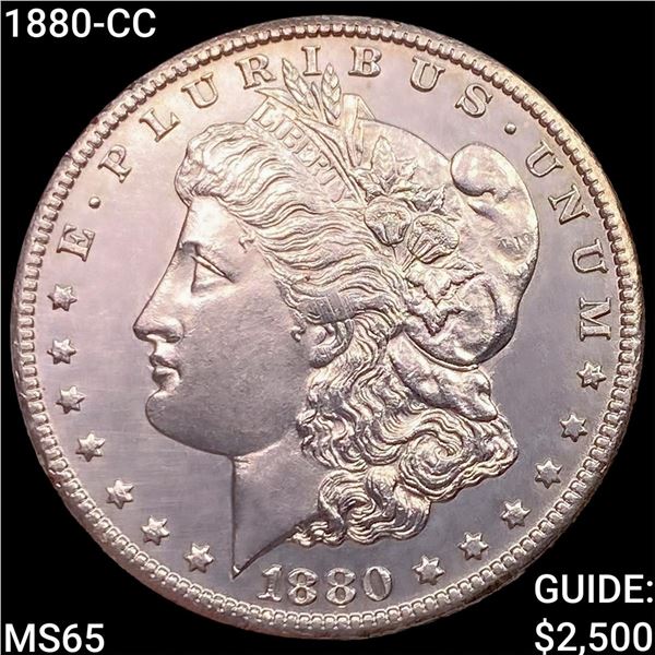 1880-CC Morgan Silver Dollar GEM BU