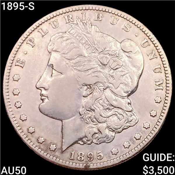 1895-S Morgan Silver Dollar CLOSELY UNCIRCULATED