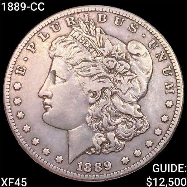 1889-CC Morgan Silver Dollar NEARLY UNCIRCULATED