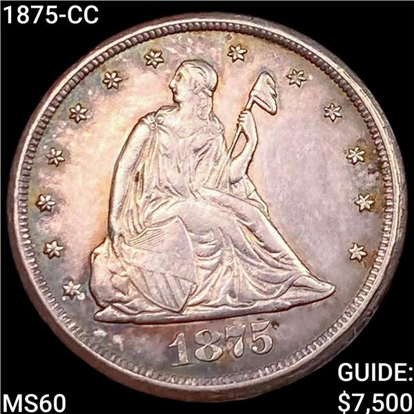 1875-CC Twenty Cent Piece UNCIRCULATED