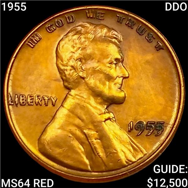 1955 DDO Wheat Cent CHOICE BU RD