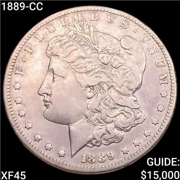 1889-CC Morgan Silver Dollar NEARLY UNCIRCULATED