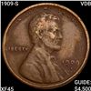 Image 1 : 1909-S VDB Wheat Cent NEARLY UNCIRCULATED