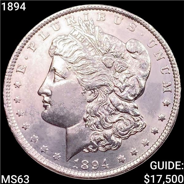 1894 Morgan Silver Dollar CHOICE BU