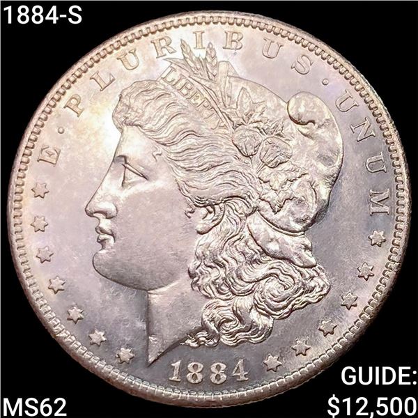 1884-S Morgan Silver Dollar UNCIRCULATED