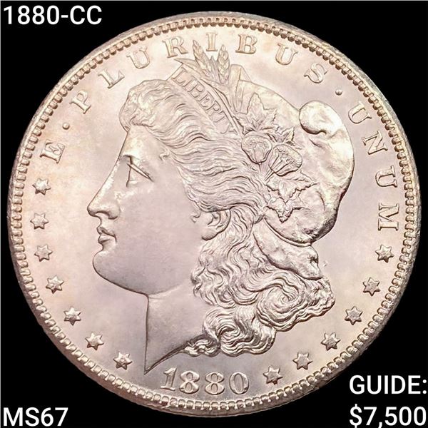 1880-CC Morgan Silver Dollar SUPERB GEM BU