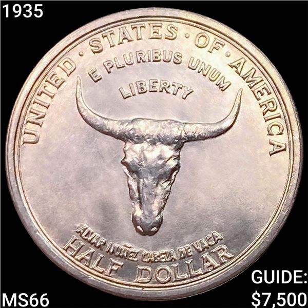 1935 Spanish Trail Half Dollar GEM BU