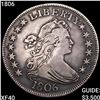 Image 1 : 1806 Draped Bust Half Dollar NEARLY UNCIRCULATED