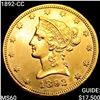 Image 1 : 1892-CC $10 Gold Eagle UNCIRCULATED