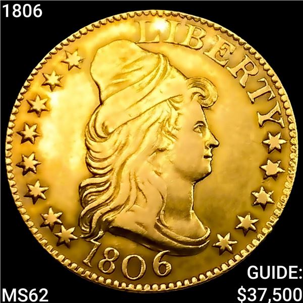 1806 $5 Gold Half Eagle UNCIRCULATED