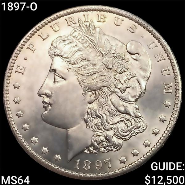 1897-O Morgan Silver Dollar CHOICE BU