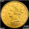 Image 1 : 1847 $10 Gold Eagle UNCIRCULATED