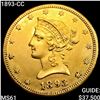 Image 1 : 1893-CC $10 Gold Eagle UNCIRCULATED