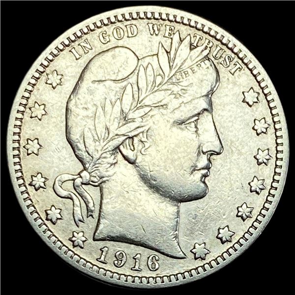 1916-D Silver Barber Quarter NEARLY UNCIRCULATED