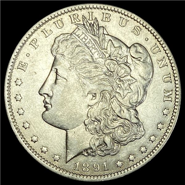 1891-O Silver Morgan Dollar NEAR UNC