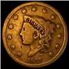 Image 1 : 1838 Coronet Head Large Cent LIGHTLY CIRCULATED