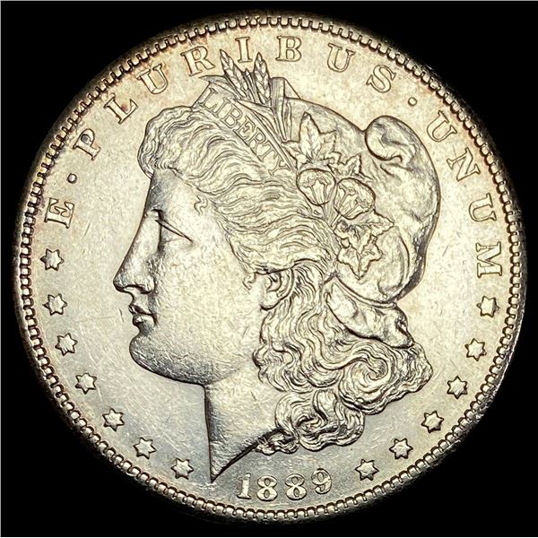 1889-S Silver Morgan Dollar CHOICE AU