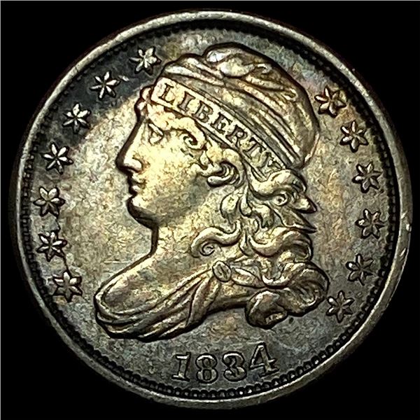 1834 Capped Bust Dime CLOSELY UNCIRCULATED