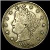 1890 Liberty Head Nickel CLOSELY UNCIRCULATED