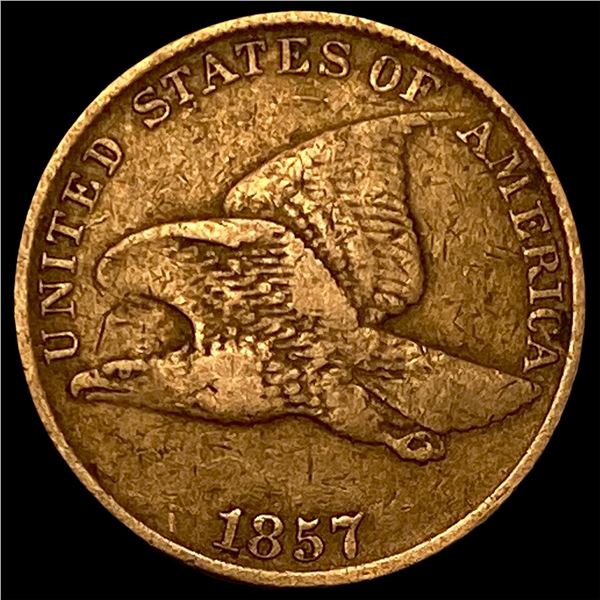 1857 Flying Eagle Cent LIGHTLY CIRCULATED