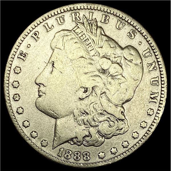 1888-O Hot Lips Silver Morgan Dollar LIGHTLY CIRCULATED