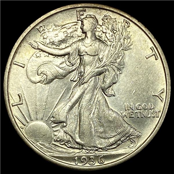 1936-S Walking Liberty Half Dollar CLOSELY UNCIRCULATED