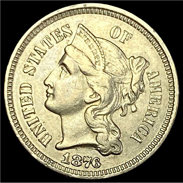 1876 Nickel Three-Cent Piece UNCIRCULATED