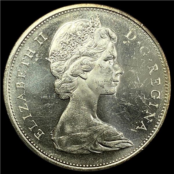 1965 Canada Silver Dollar LIGHTLY CIRCULATED