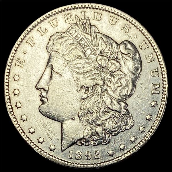 1892 Silver Morgan Dollar CLOSELY UNCIRCULATED