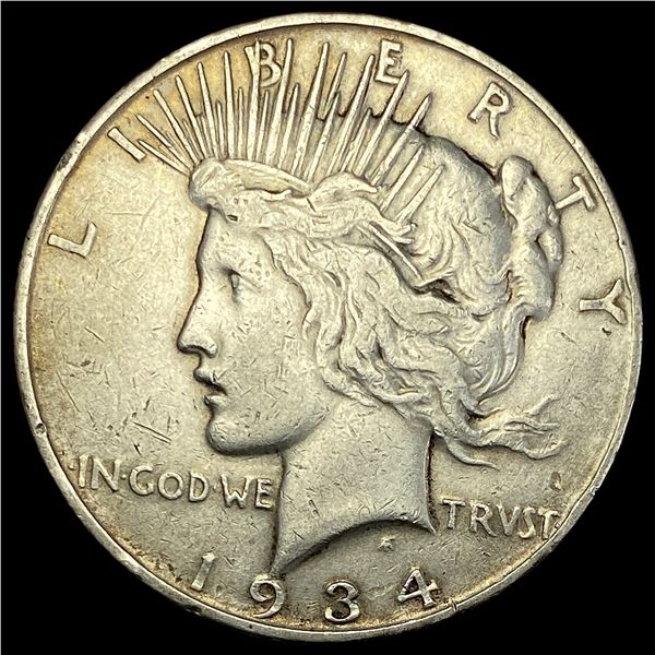 1934-D Silver Peace Dollar LIGHTLY CIRCULATED