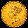 Image 1 : 1857 Gold $1 Indian Head Type 3 CLOSELY UNCIRCULATED