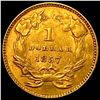 Image 2 : 1857 Gold $1 Indian Head Type 3 CLOSELY UNCIRCULATED