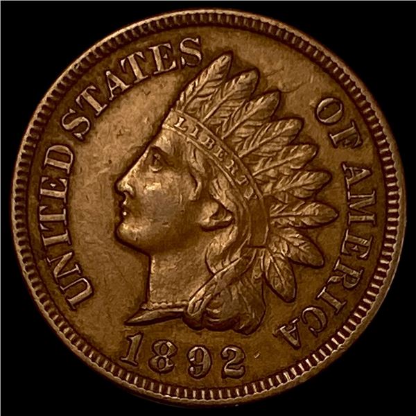 1892 Indian Head Cent CLOSELY UNCIRCULATED