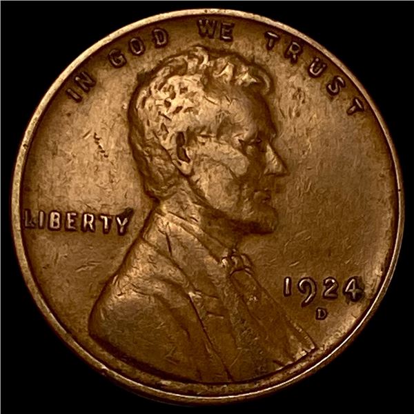 1924-D Lincoln Wheat Cent CLOSELY UNCIRCULATED