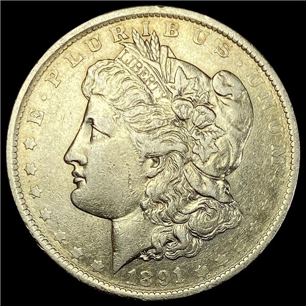 1891-O Silver Morgan Dollar NEARLY UNCIRCULATED