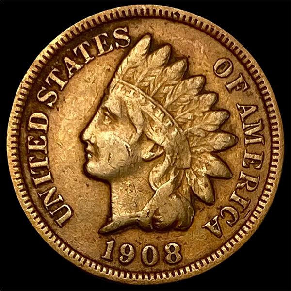 1908-S Indian Head Cent LIGHTLY CIRCULATED