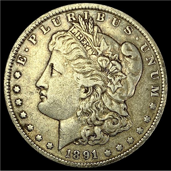 1891-O Silver Morgan Dollar NEARLY UNCIRCULATED