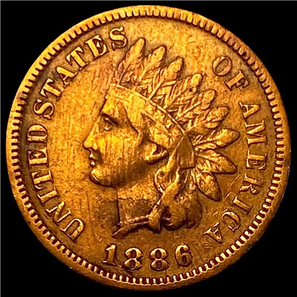 1886 Indian Head Cent NEARLY UNCIRCULATED