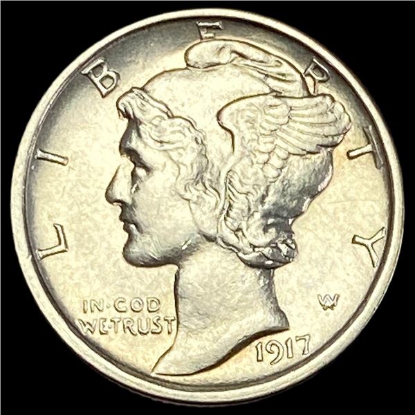 1917-S Silver Mercury Dime UNCIRCULATED
