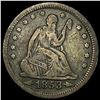 Image 1 : 1853 Arrows/Rays Seated Liberty Quarter LIGHTLY CIRCULATED