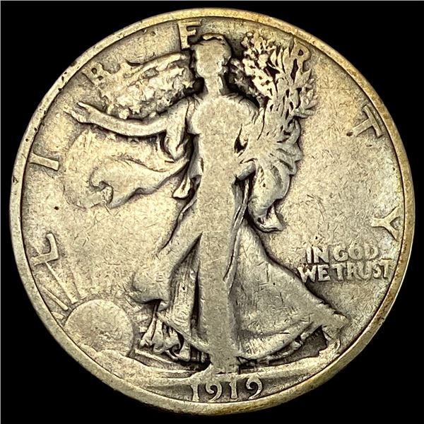 1919 Walking Liberty Half Dollar NICELY CIRCULATED