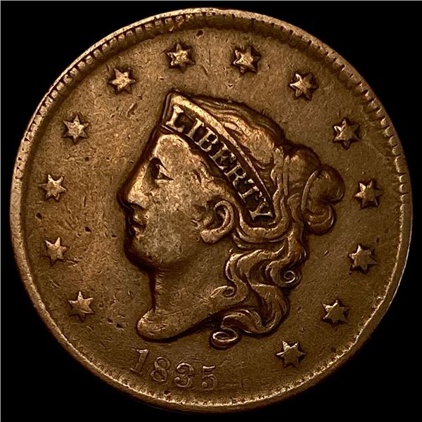 1835 Coronet Head Large Cent LIGHTLY CIRCULATED