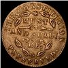 Image 1 : 1863 Civil War Token-Little Monitor NEARLY UNCIRCULATED