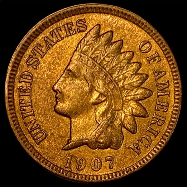 1907 Indian Head Cent CLOSELY UNCIRCULATED
