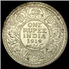 Image 2 : 1919 British-India Silver 1 Rupee UNCIRCULATED