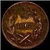 Image 1 : 1863 Civil War Token-Little Monitor NICELY CIRCULATED