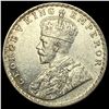 Image 1 : 1918 British-India Silver 1 Rupee UNCIRCULATED