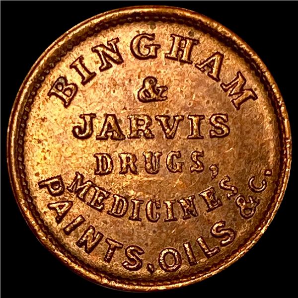 1863 Civil War Token-Cooperstown NY UNCIRCULATED
